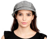 FabSeasons Plain Grey Foldable Cotton Fashion Cloche