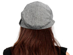 FabSeasons Plain Grey Foldable Cotton Fashion Cloche