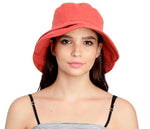 FabSeasons Foldable Orange Beach Cloche