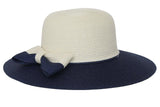 FabSeasons Falling Blue Brim Beach Sun Hat