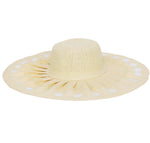 FabSeasons Long Beige Brim Beach Sun Hat