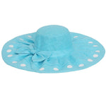 FabSeasons Long Blue Brim Beach Sun Hat
