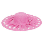 FabSeasons Long Pink Brim Beach Sun Hat