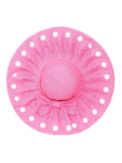 FabSeasons Long Brim Beach Sun Hat & Cap with Pink Polka dots for Women freeshipping - FABSEASONS