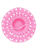 FabSeasons Long Pink Brim Beach Sun Hat