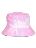 FabSeasons Pink Reversible Tie-Dye Bucket Hats