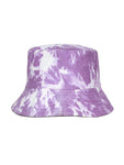 FabSeasons Purple Reversible Tie-Dye Bucket Hats