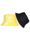 FabSeasons Yellow Reversible Tie-Dye Bucket Hats