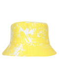 FabSeasons Yellow Reversible Tie-Dye Bucket Hats