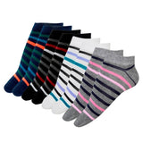 FabSeasons Cotton Low Cut Crew Socks, Pack of 4 pairs