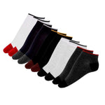 FabSeasons Cotton Low Cut Crew Socks, Pack of 5 pairs