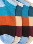 FabSeasons Cotton Low Cut Crew Socks, Pack of 4 pairs