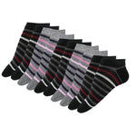 FabSeasons Cotton Low Cut Crew Socks, Pack of 5 pairs