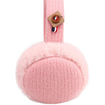 FabSeasons Simple Baby Pink Winter Outdoor EarMuffs