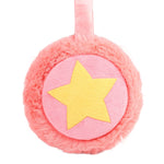 FabSeasons Pink Star Printed Winter EarMuffs