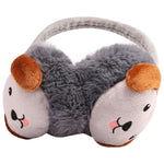 FabSeasons Grey Winter Outdoor Puppy face Ear Muffs freeshipping - FABSEASONS