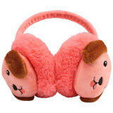 FabSeasons Pink Winter Outdoor Puppy face Ear Muffs freeshipping - FABSEASONS