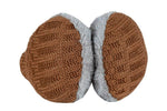 FabSeasons BrownGrey Knitted Winter Outdoor Ear Muffs freeshipping - FABSEASONS