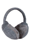 FabSeasons Grey Knitted Winter Outdoor Ear Muffs