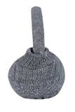 FabSeasons Grey Knitted Winter Outdoor Ear Muffs