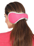 FabSeasons Outdoor Foldable Pink Ear Muffs for Men and Women