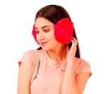 FabSeasons Pink Faux Fur Winter Outdoor Ear Muffs freeshipping - FABSEASONS