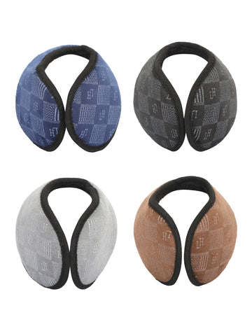 FabSeasons Winter Outdoor Ear Muffs / Warmer for Men and Women for protection from Cold, Value Combo Pack of 4