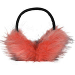 FabSeasons Furry Peach Winter Ear Muffs