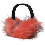 FabSeasons Furry Peach Winter Ear Muffs