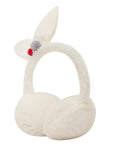 FabSeasons White Winter Ear Muffs for All Ages: Ideal Hair Accessory