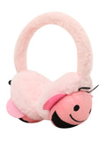 Fabseasons BabyPink Checkered Winter Ear Muffs for Kids (6+ years) and Adults