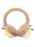 Fabseasons Brown Checkered Winter Ear Muffs for Kids (6+ years) and Adults