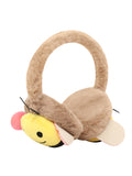 Fabseasons Brown Checkered Winter Ear Muffs for Kids (6+ years) and Adults