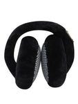 Fabseasons Checkered Black Winter Ear Muffs for All Ages: Keep Warm Outdoors
