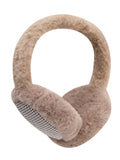 Fabseasons Checkered Brown Winter Ear Muffs for All Ages: Keep Warm Outdoors