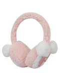 Fabseasons BabyPink Pompom Winter Ear Muffs for Kids and Adults: Keep Warm Outdoors