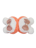 Fabseasons Orange Pompom Winter Ear Muffs for Kids and Adults: Keep Warm Outdoors