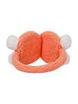 Fabseasons Orange Pompom Winter Ear Muffs for Kids and Adults: Keep Warm Outdoors