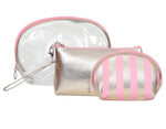 FabSeasons Pink 3 in one toiletry-makeup bag-pouch freeshipping - FABSEASONS