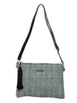 FabSeasons Unisex White-Black Toiletry, Travel ,Cosmetic, Pouch with Sling