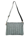 FabSeasons Unisex White-Black Toiletry, Travel ,Cosmetic, Pouch with Sling