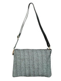 FabSeasons Unisex White-Black Toiletry, Travel ,Cosmetic, Pouch with Sling