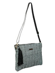 FabSeasons Unisex White-Black Toiletry, Travel ,Cosmetic, Pouch with Sling