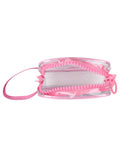 FabSeasons Pink Transparent Handy Toiletry, Travel, Makeup Pouch