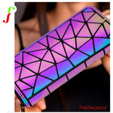 FabSeasons Luminous Geometric Reflective Wallet for Women & Girls