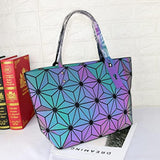 FabSeasons Luminous reflective Geometric Handbag / Purse / Tote Bag for Women