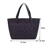 FabSeasons Luminous reflective Geometric Handbag / Purse / Tote Bag for Women
