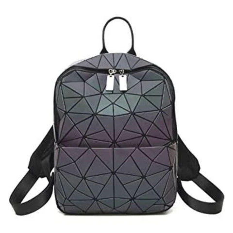 FabSeasons Geometric Handbag Luminous Women Tote Bag Holographich Handbags for Women