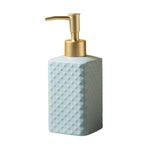 FabSeasons Grey Ceramic Soap Dispenser, 350ML