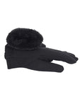 FabSeasons Warm Winter Gloves For Girls & Women, with faux fur inside for cold weather,Touchscreen enabled